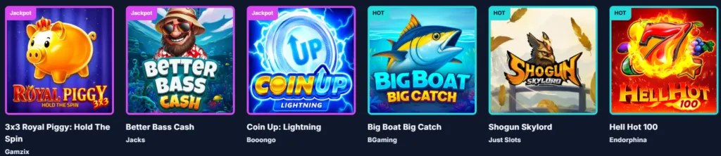 Diverse Casino Games and Slots